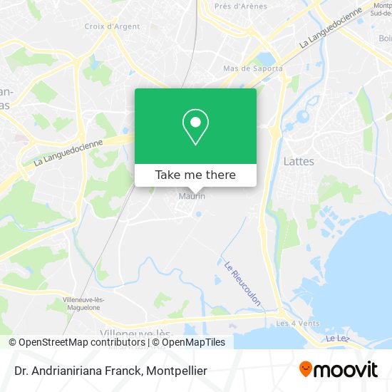 Dr. Andrianiriana Franck map