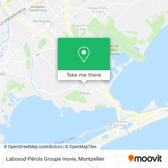 Labosud-Pérols Groupe Inovie map