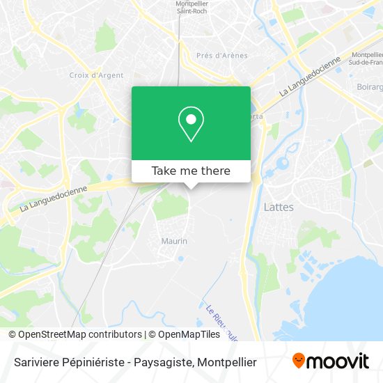 Sariviere Pépiniériste - Paysagiste map