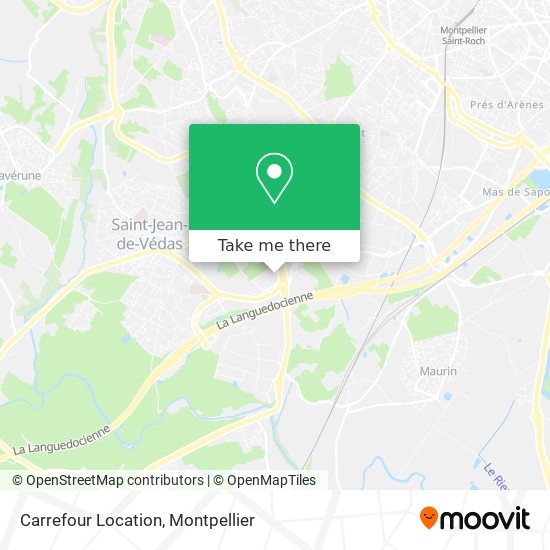Carrefour Location map