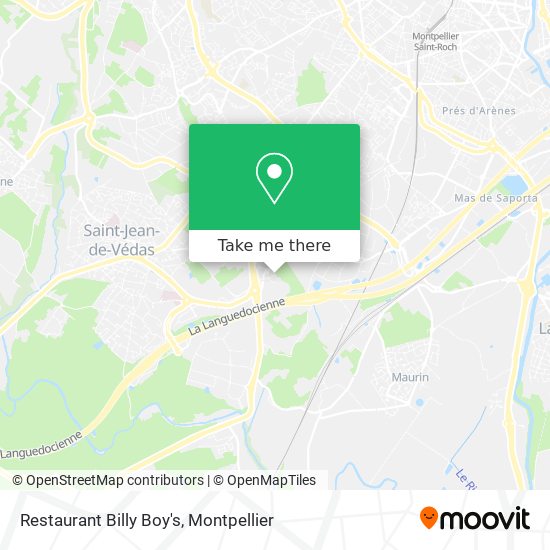 Restaurant Billy Boy's map