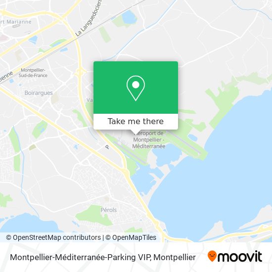 Montpellier-Méditerranée-Parking VIP map
