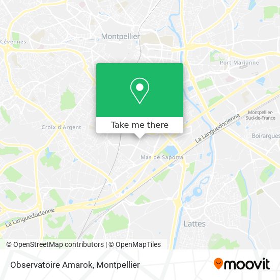 Observatoire Amarok map