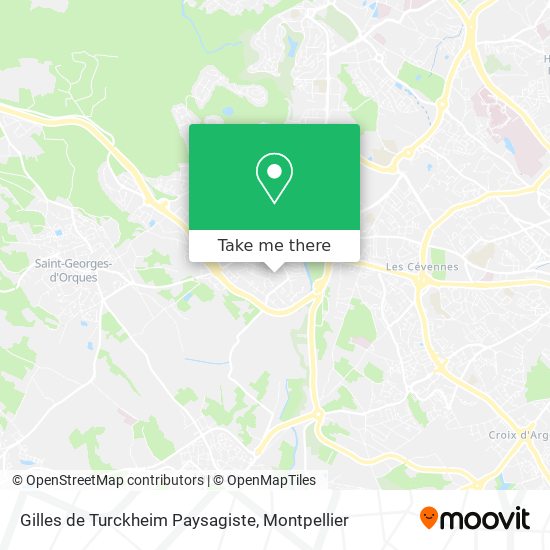 Gilles de Turckheim Paysagiste map