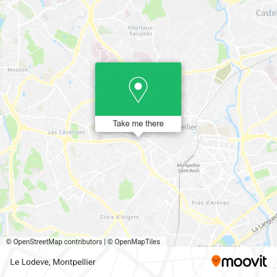 Le Lodeve map