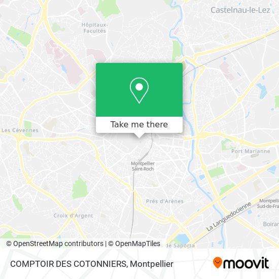 COMPTOIR DES COTONNIERS map