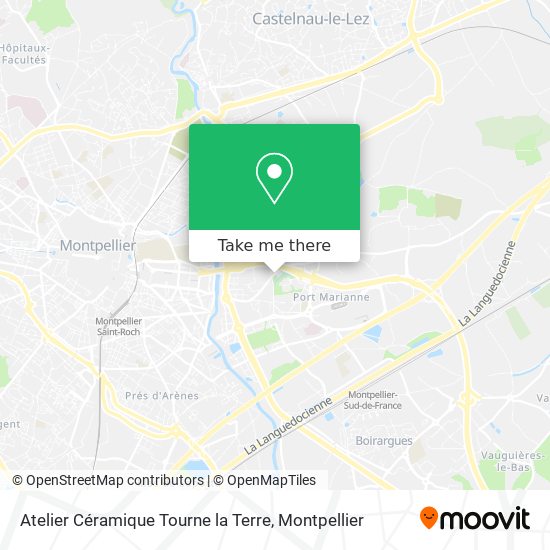 Atelier Céramique Tourne la Terre map