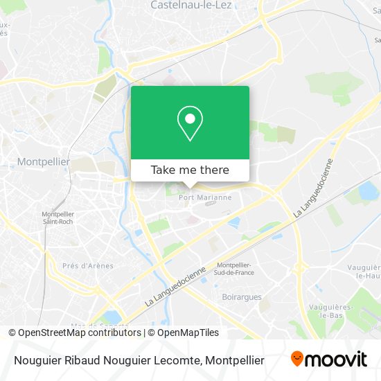 Nouguier Ribaud Nouguier Lecomte map