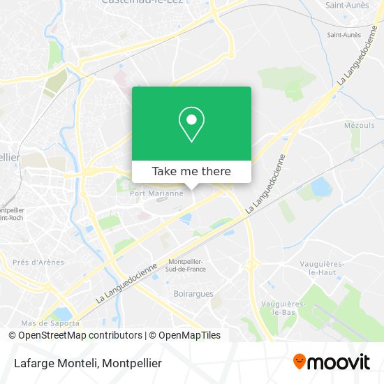 Lafarge Monteli map