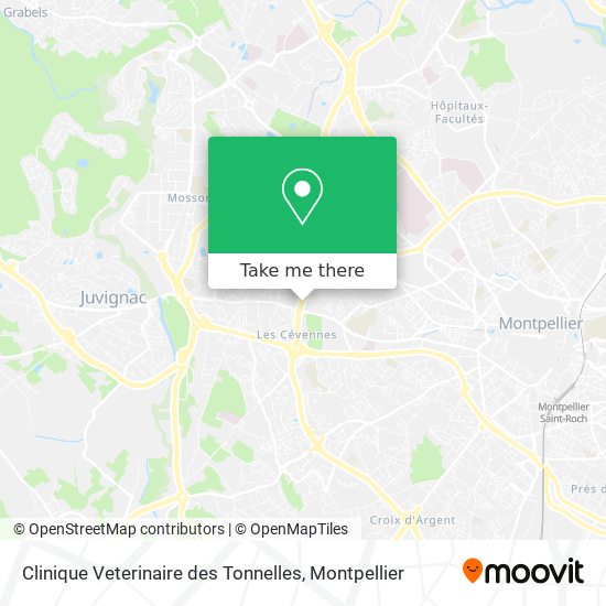 Mapa Clinique Veterinaire des Tonnelles