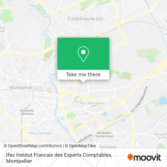 Ifec Institut Francais des Experts Comptables map