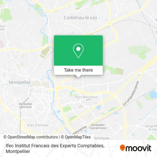 Ifec Institut Francais des Experts Comptables map