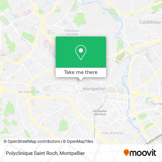 Polyclinique Saint Roch map