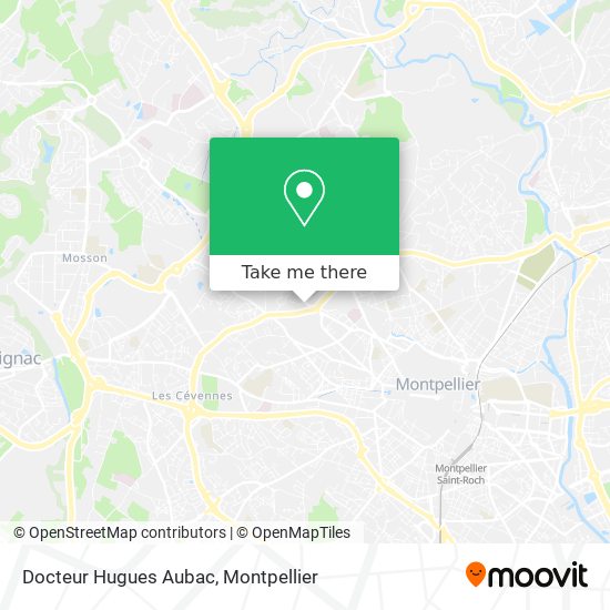 Docteur Hugues Aubac map