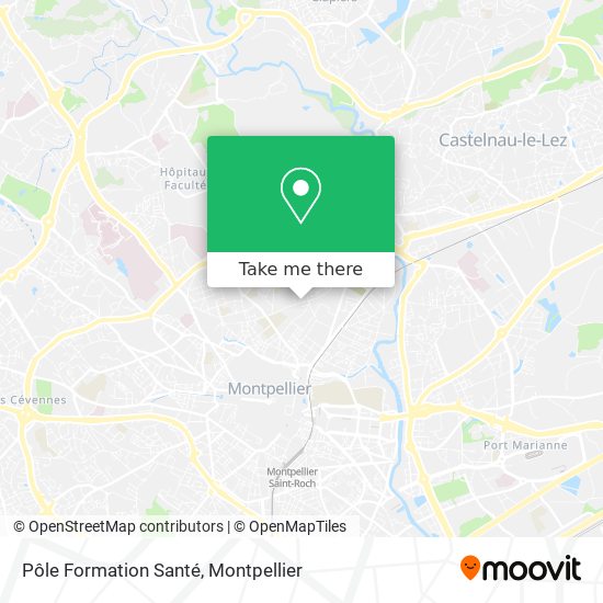 Pôle Formation Santé map