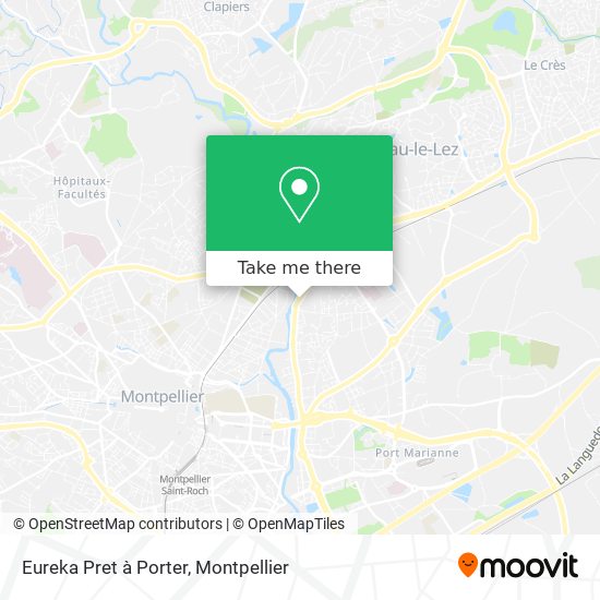 Eureka Pret à Porter map