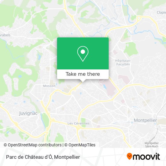 Parc de Château d'Ô map