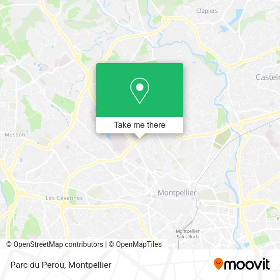 Parc du Perou map