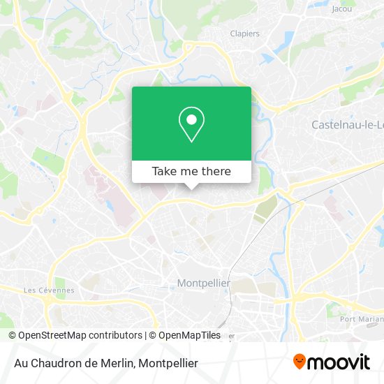 Au Chaudron de Merlin map