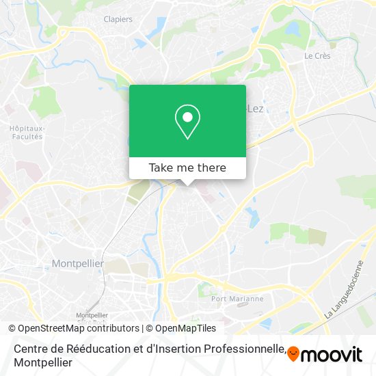 Centre de Rééducation et d'Insertion Professionnelle map
