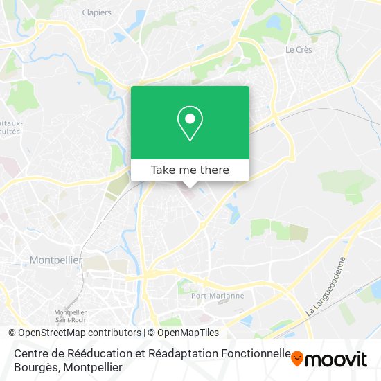 Centre de Rééducation et Réadaptation Fonctionnelle Bourgès map