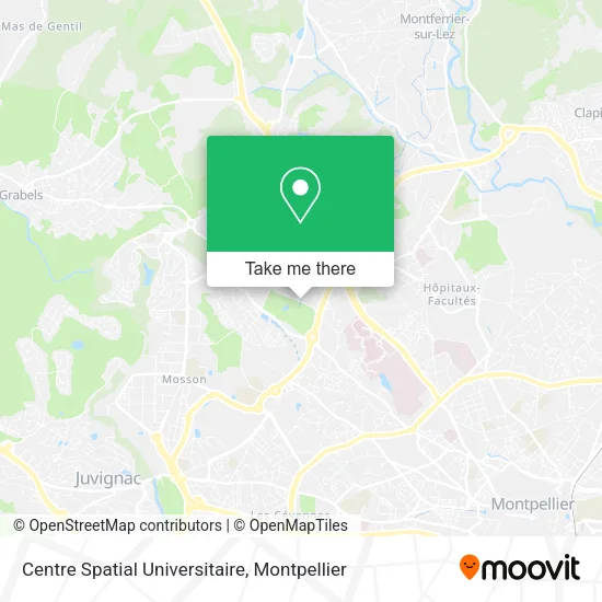 Centre Spatial Universitaire map