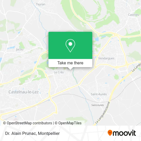 Dr. Alain Prunac map