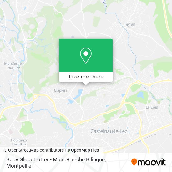 Baby Globetrotter - Micro-Crèche Bilingue map