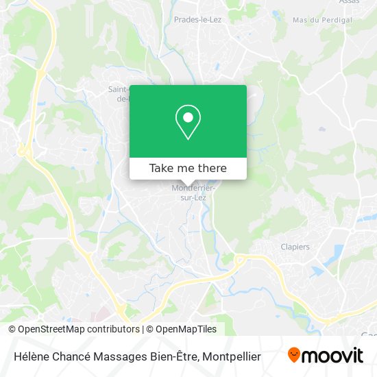 Hélène Chancé Massages Bien-Être map