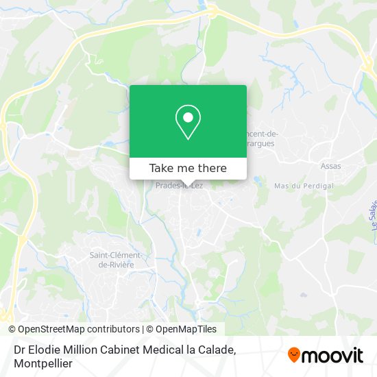 Dr Elodie Million Cabinet Medical la Calade map