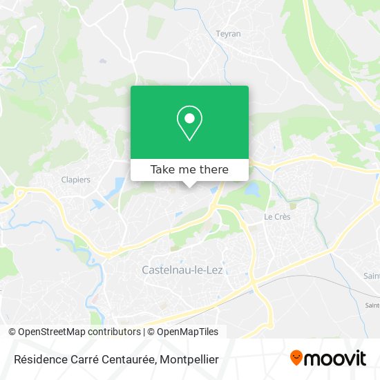 Résidence Carré Centaurée map