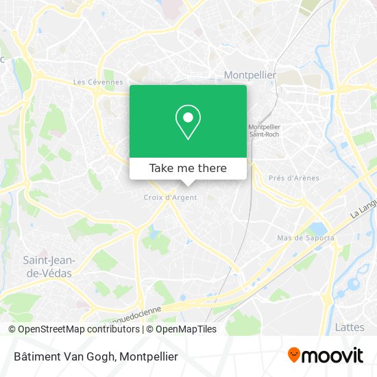 Bâtiment Van Gogh map
