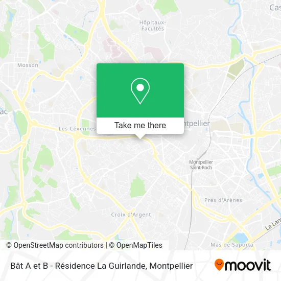 Bât A et B - Résidence La Guirlande map