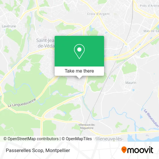 Passerelles Scop map