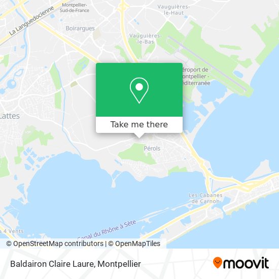 Baldairon Claire Laure map
