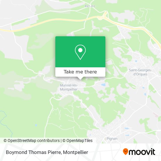 Boymond Thomas Pierre map