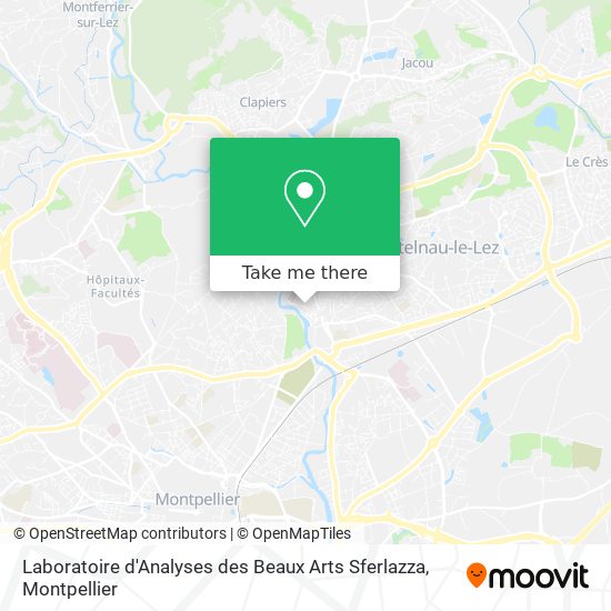 Laboratoire d'Analyses des Beaux Arts Sferlazza map