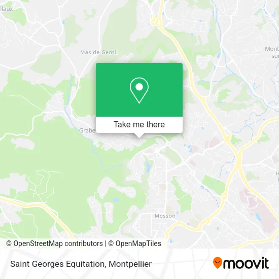 Saint Georges Equitation map