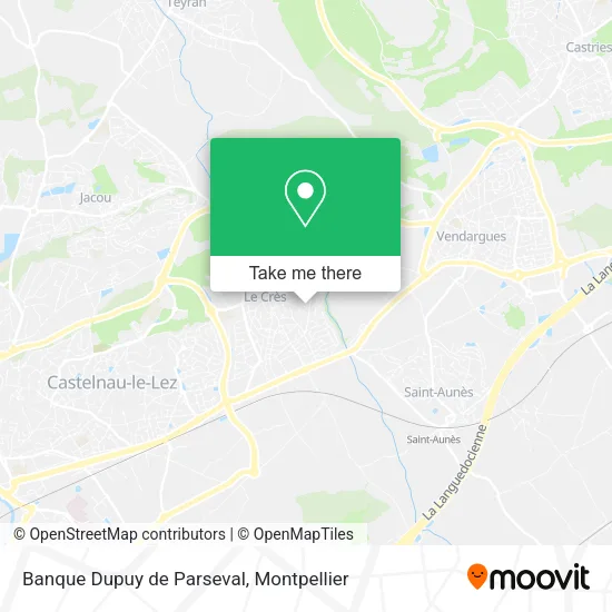 Banque Dupuy de Parseval map