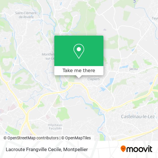 Lacroute Frangville Cecile map