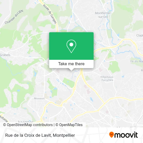 Rue de la Croix de Lavit map