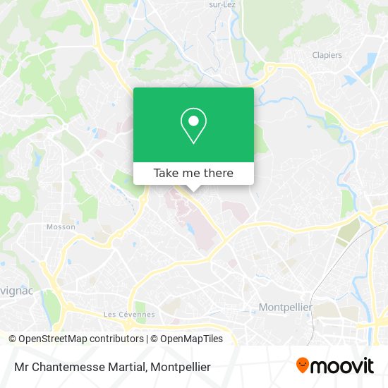 Mr Chantemesse Martial map