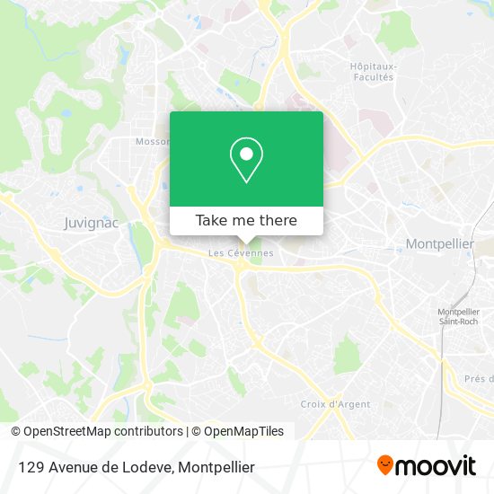 129 Avenue de Lodeve map