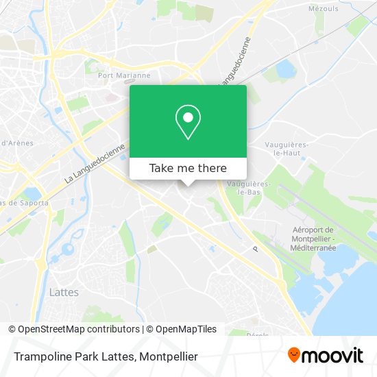 Trampoline Park Lattes map