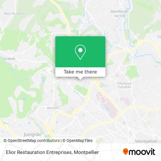 Elior Restauration Entreprises map