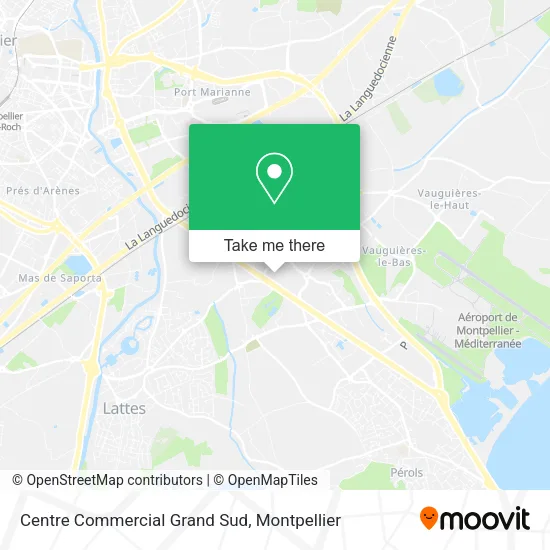 Centre Commercial Grand Sud map