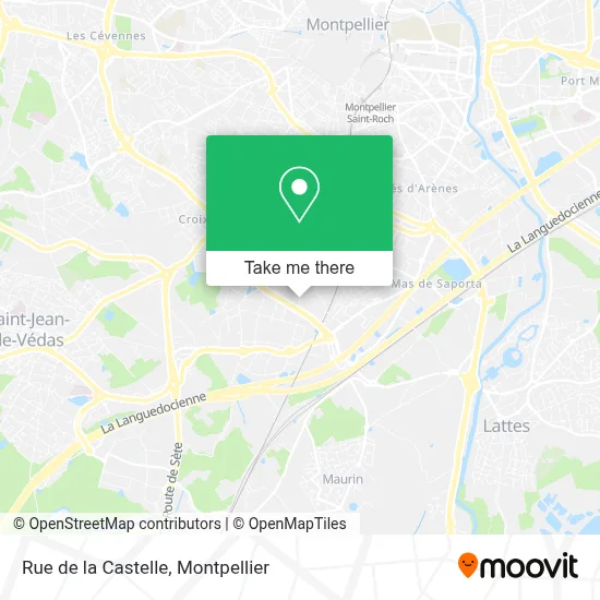 Rue de la Castelle map