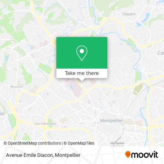 Avenue Emile Diacon map