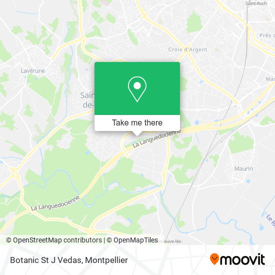 Botanic St J Vedas map
