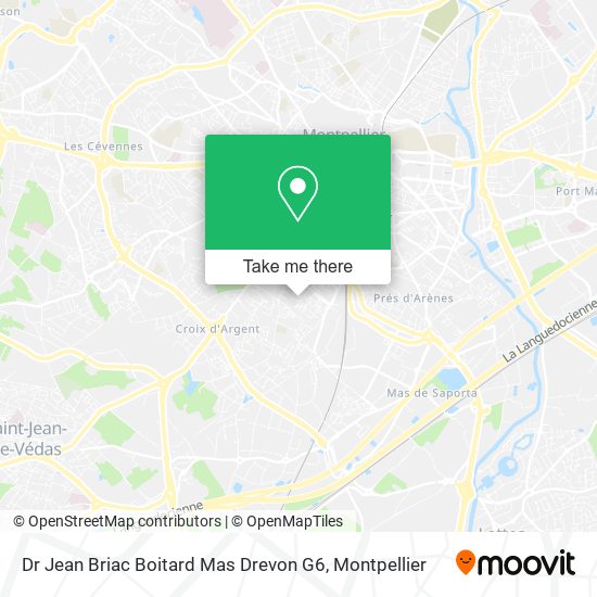 Dr Jean Briac Boitard Mas Drevon G6 map